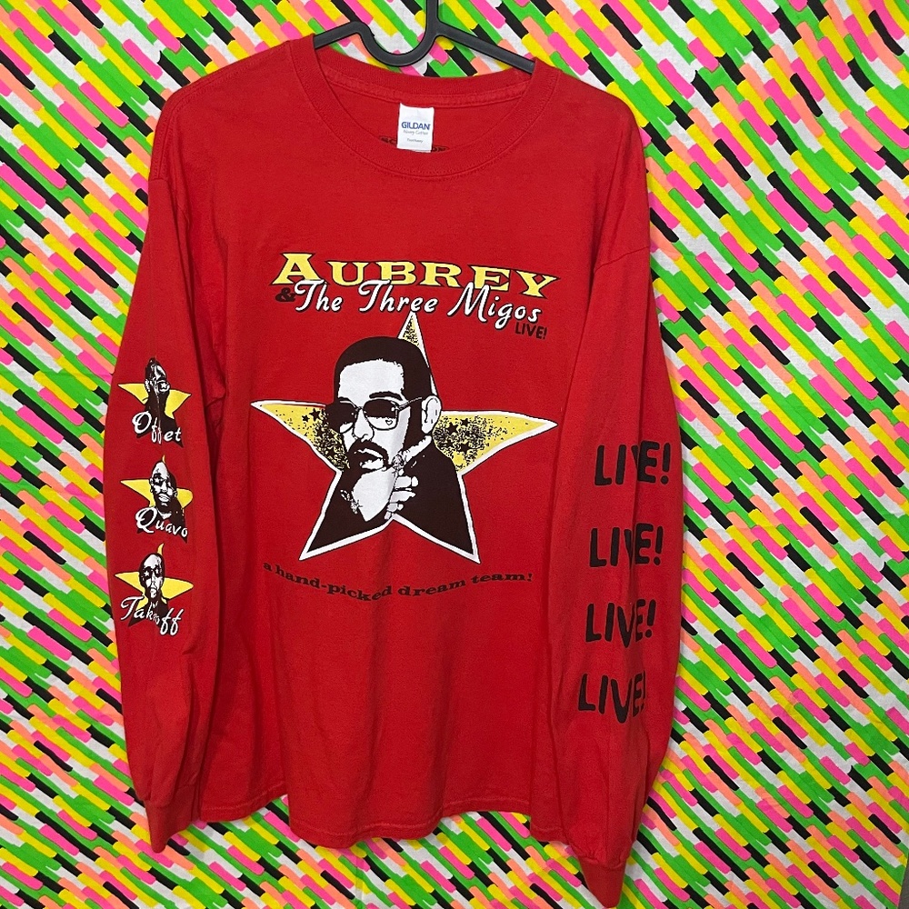 Drake/ Migos 2018 Long Sleeve Tour Tee
